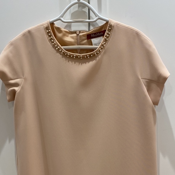 MaxMara Studio dress with beaded neckline size 4 - Picture 3 of 7